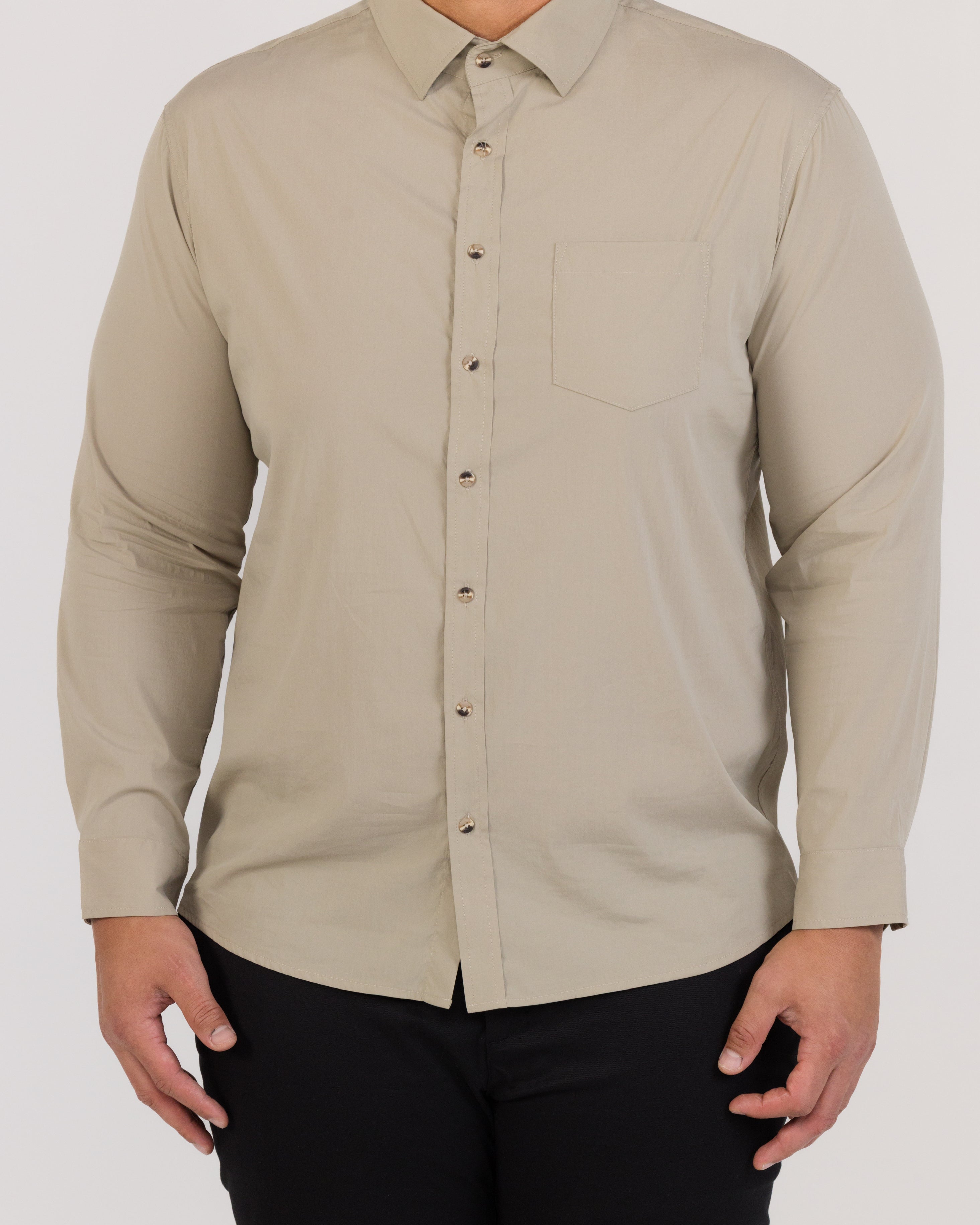 Collared Long Sleeve Shirt